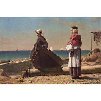 Plakát Plakát, Obraz - Dad's Coming (1873), Winslow Homer