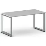 Kancelářský stůl PRIMO INSPIRE, 160x80 cm, šedostříbrná podnož, šedá 159465481