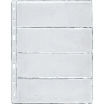 Obal pro sběratelský předmět Schulz List A4 do alba SCHULZ® - na čtyři bankovky