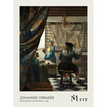Plakát Plakát, Obraz - The Allegory of Painting (1666), Johannes Vermeer