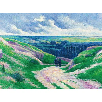 Plakát Plakát, Obraz - Landscape Near Moulineux Sur Oise, Maximilien Luce