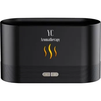 Aroma difuzér Ultrazvukový plamenový difuzér černý - VAŠE SVÍČKA