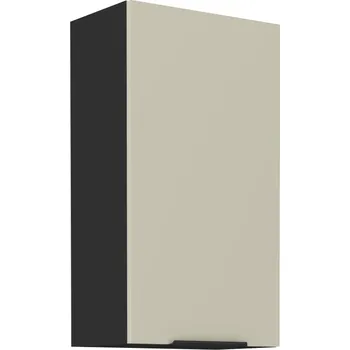 Kuchyňská skříňka Horní dveřová skříňka ARONA ČERNÝ MAT / KAŠMÍR 50 G-90 1F