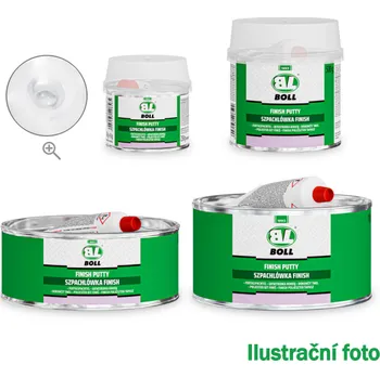 Karosářský tmel BOLL Jemný dokončovací tmel 250g, 002010