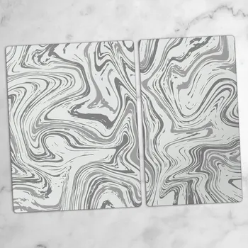 Obraz Dekorativní skleněné desky na pizzu – jemný mramorový vzor, 40x52 cm a 30x52 cm