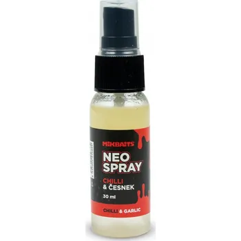 Návnadová surovina Neo spray Mikbaits 30ml Chilli Česnek