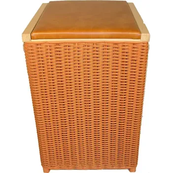 Koš na prádlo Koš na prádlo světle hnědý - výplet z plastu 79539/H (ČESKÝ VÝROBEK)