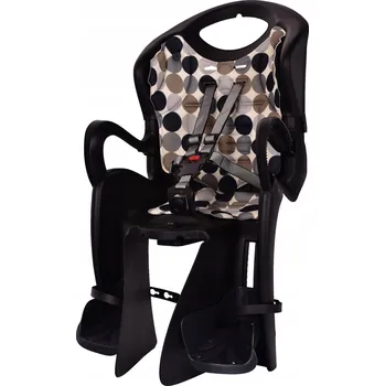 cyklosedačka Zadní dětská sedačka na kolo Bellelli Tiger Relax Bubbles Limited Edition černá