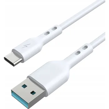 Datový kabel Kabel BWOO USB - USB-C 1 m bílý