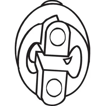 Bosal 255-065 Gumový závěs výfuku, výfukový systém