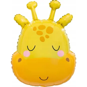 Balónek Fóliový balónek Žirafa (51 cm * 74 cm)