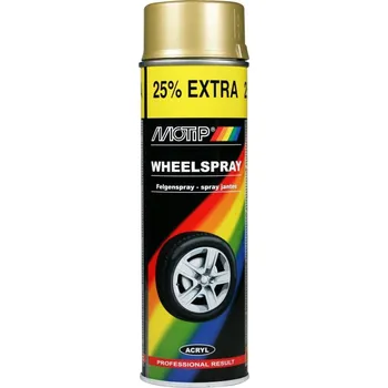 Barva ve spreji LAK VE SPREJI 500ML ZLATÝ MOTIP 004008