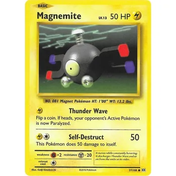 Karetní hra Magnemite 037/108 - Evolutions Typ karty: Non-Holo