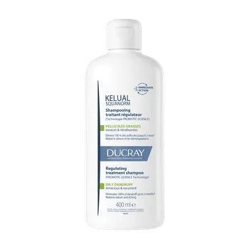 Šampon Ducray Kelual Squanorm Regulating Treatment šampon pro péči o mastné lupy