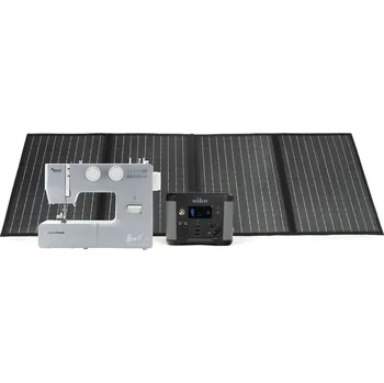 Univerzální solární nabíječka Texi Domácí šicí stroj s fotovoltaikou ALPHA BRO SET