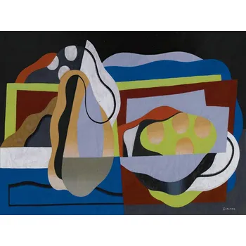 Plakát Plakát, Obraz - Blue Fruit, Georges Valmier