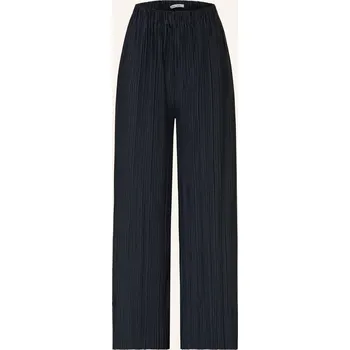 Dámské kalhoty Samsøe Samsøe Dámské Plisované Kalhoty Uma, tmavě modrá, 36