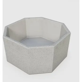 Květináč Betonový květináč Xena BDA 80/80/40 Xena nat tryskaná