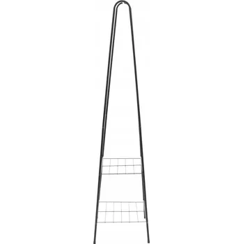 Věšák Stojanový věšák na oblečení, 59 x 35 x 150 cm, černý