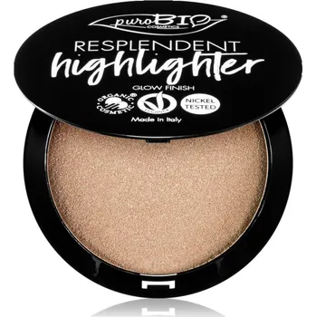 Rozjasňovač puroBIO Cosmetics Resplendent Highlighter krémový rozjasňovač odstín 01 Sparkling Wine 9 g