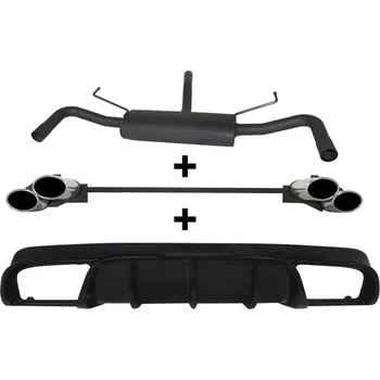 Výfuková trubka ULTER SPORT Sportovní výfuk ALFA ROMEO Giulietta 2010-2016,4x duplex koncovka oválná Vyberte motor: 1.4TB 77/88/125kW HATCHBACK 5D_1