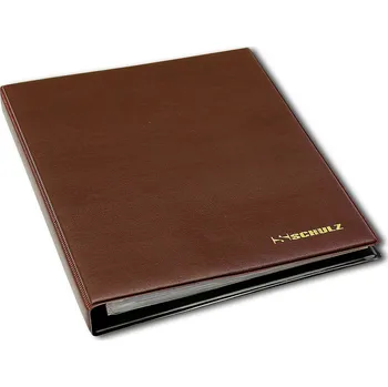 Obal pro sběratelský předmět Schulz Album na bankovky A4 + 10 listů a mezilistů, hnědá