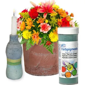 Speciální výtvarná barva Práškové pigmenty do hmot 100g tmavě hnědá