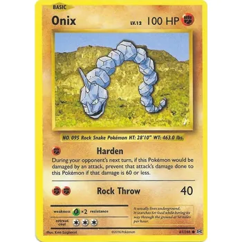 Karetní hra Onix 061/108 - Evolutions Typ karty: Non-Holo