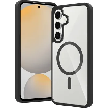 Pouzdro na mobilní telefon JP MagFit Clear MagSafe N52 pro Samsung Galaxy S24 FE černé