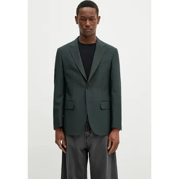 Dámské sako Vlněné sako Wacko Maria Single Breasted, M, zelená, 79X