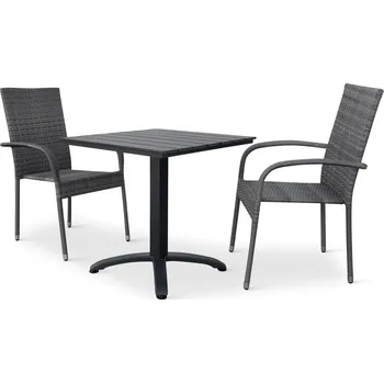 Zahradní sestava Noela Balkonový set Ristorante + 2x ratanová židle Paris PREMIUM