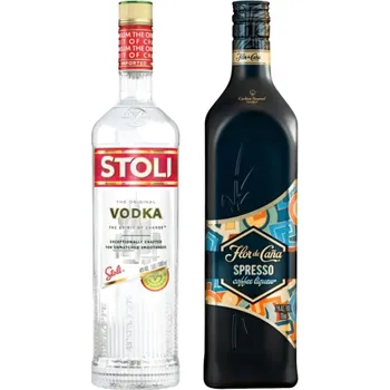 Vodka Párty Set Stoli vodka 0,7l 40% + Flor de Caña Spresso Coffee Liquor 7y 30%