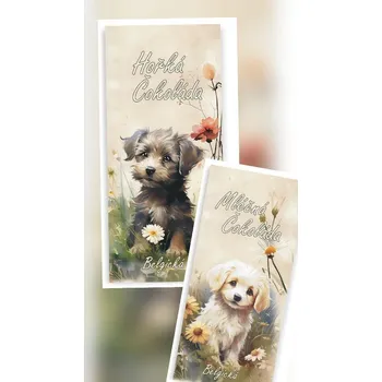 Čokoláda Masha Mléčná nebo hořká čokoláda Pejsek 100g