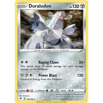 Sběratelská karetní hra Duraludon 129/185 - Vivid Voltage Typ karty: Reverse Holo