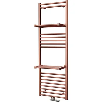 Radiátor Isan Rytmo 1775x600, kombinovaný topný žebřík, Středové připojení, 778 W, DRTM17750600SM01 Barva ISAN: Šedá okenní RAL 7040 (31)