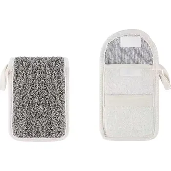 Exfoliační sáček na mýdlo z bavlny a bambusového uhlí COCO