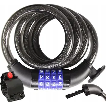 Zámek na kolo Zabezpečení kola lankem Unitec Zámek na kolo