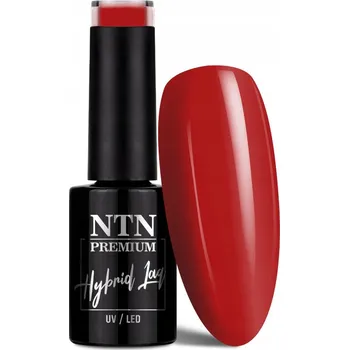 Lak na nehty Ntn červený hybridní lak na nehty 5 g