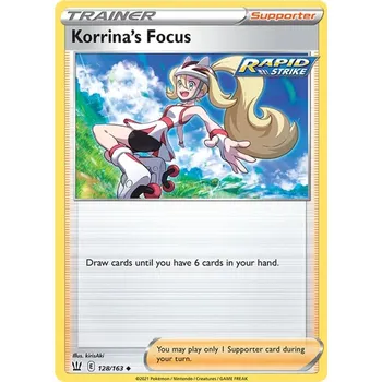 Sběratelská karetní hra Korrinas Focus 128/163 - Battle Styles Typ karty: Reverse Holo