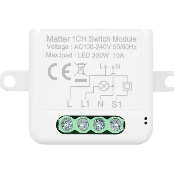 vypínač BOT Smart WiFi spínač Matter SB14 Počet tlačítek: Jednotlačítkový