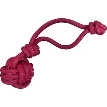 Hračka pro psa BAFPET Pešek HAMER, kulatý - Bordó