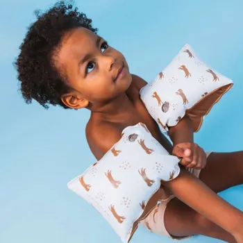 Nafukovacá rukávky 2 - 6 let Swim Essentials - Brown leopard