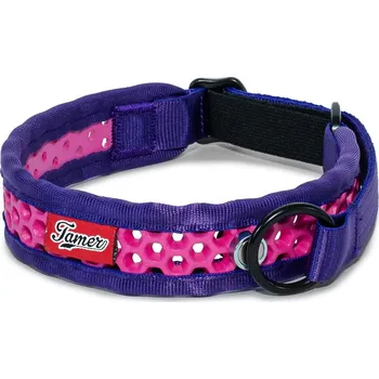 Obojek pro psa Tamer Polostahovací obojek SOFTY | fialovo - růžový Rozměr polostah: 3,3 cm, 37 - 47cm
