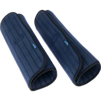 Koňské kamaše 2ks Nomad Tales bandážní podložky se suchým zipem, tmavě modré, vel. L pro koně