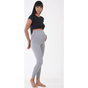 Dámské kalhoty Dámské mateřské elastické kalhoty Vienetta Secret Julie šedá L