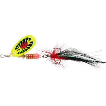 Nástraha Mikado třpytka Blaster s chvostem 3 g velikost 1 Varianta: Stříbrná - číslo barvy 28 (PMBC-OBL-1-28)