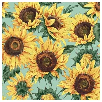 Papírový ubrousek PAPÍROVÉ UBROUSKY SLUNEČNICE 33X33 CM 20 KS NAROZENINY