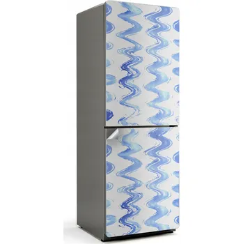 Fototapeta Samolepicí samolepka na ledničku Snadná Montáž Akvarelové vlnité pruhy