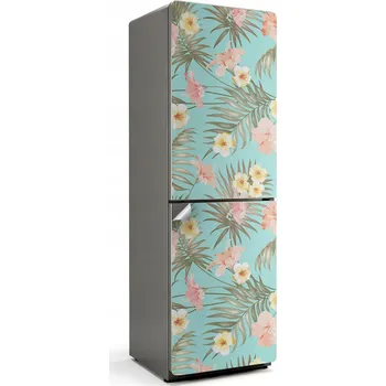 Fototapeta Samolepicí nálepka Samolepicí na ledničku Tropický vzor květin