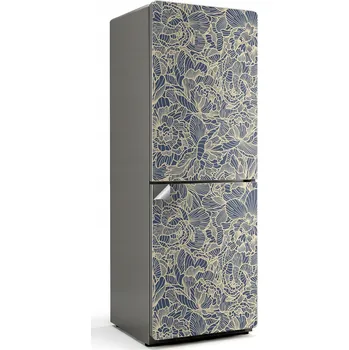 Fototapeta Samolepicí nálepka Samolepicí na ledničku Květinový vzor linie